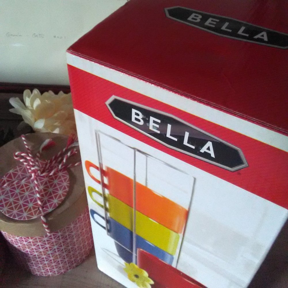 BNIB BELLA 5 Piece Stackable Mug Set - Picture 6 of 6